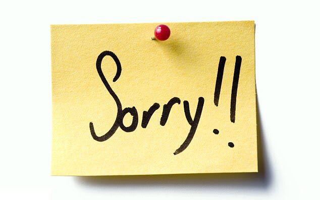 Hình ảnh xin lỗi đáng yêu | Sorry images, Sorry cards, Apology cards